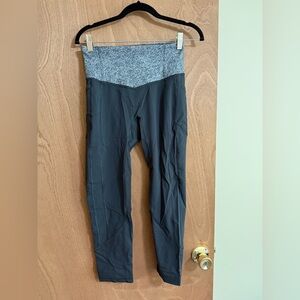 lululemon athletica Gray and Black Leggings